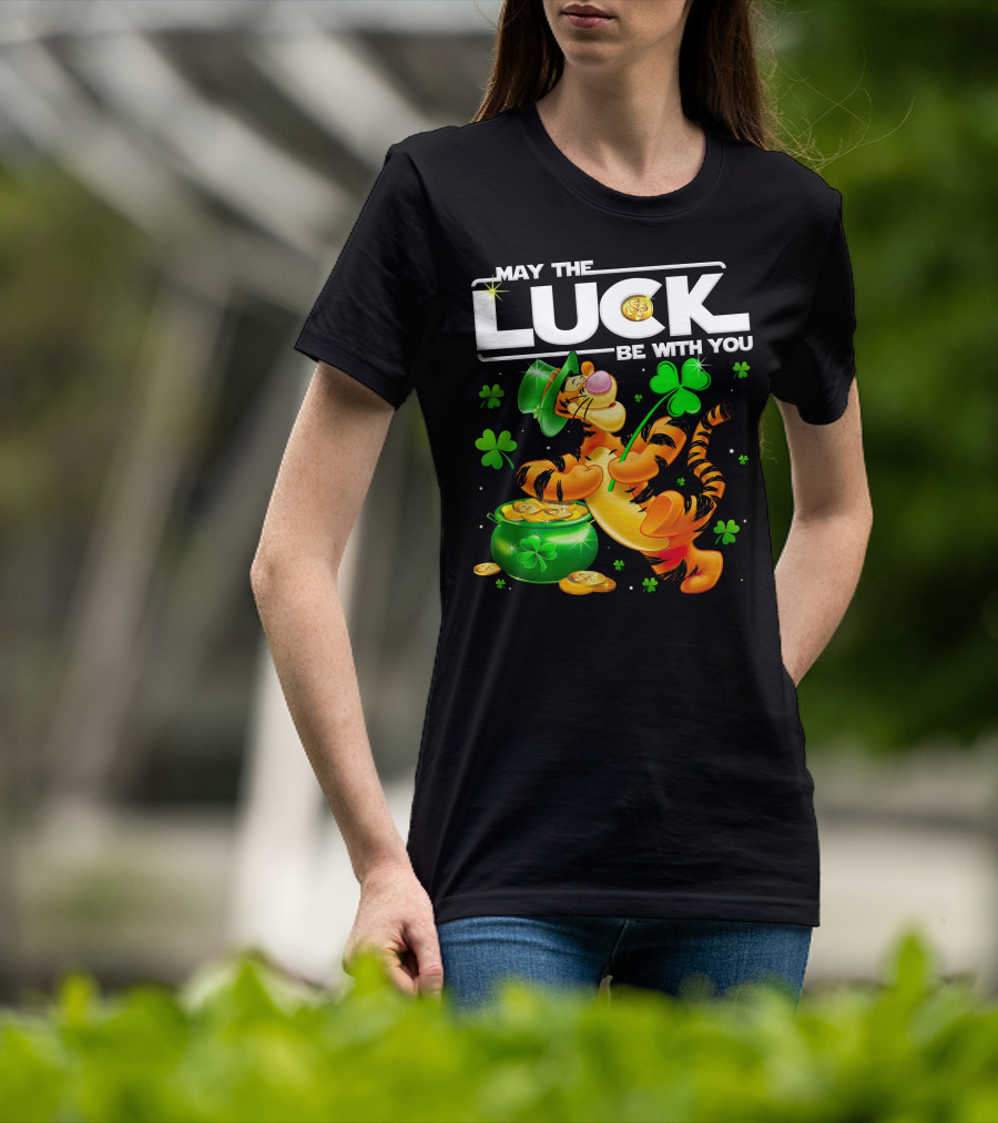 May The Luck Be With You Tigger T-Shirt