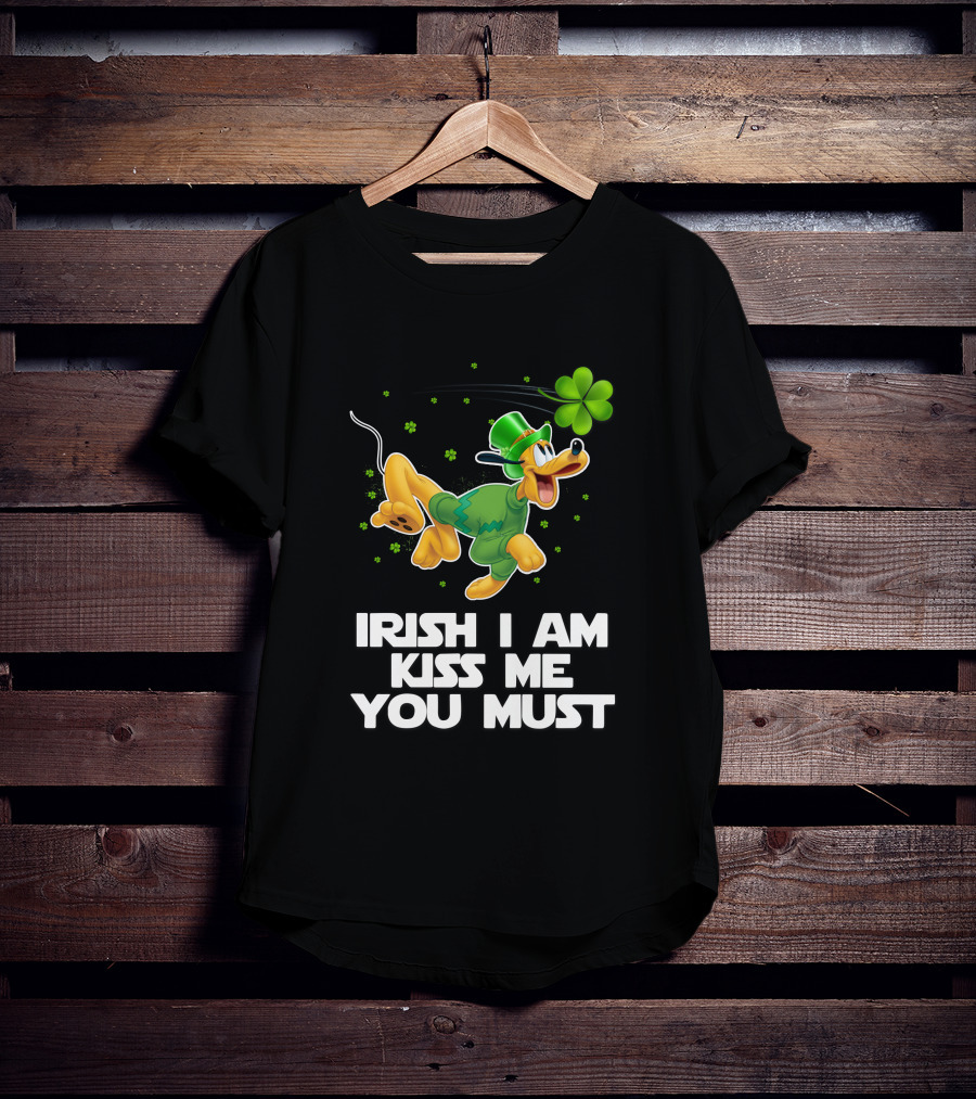 Irish I Am Kiss Me You Must Pluto St. Patrick's Day T-Shirt