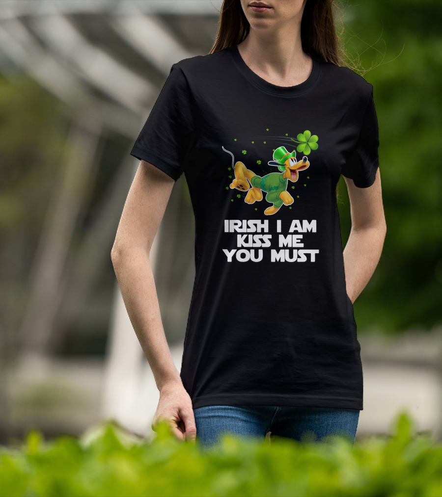 Irish I Am Kiss Me You Must Pluto St. Patrick's Day T-Shirt