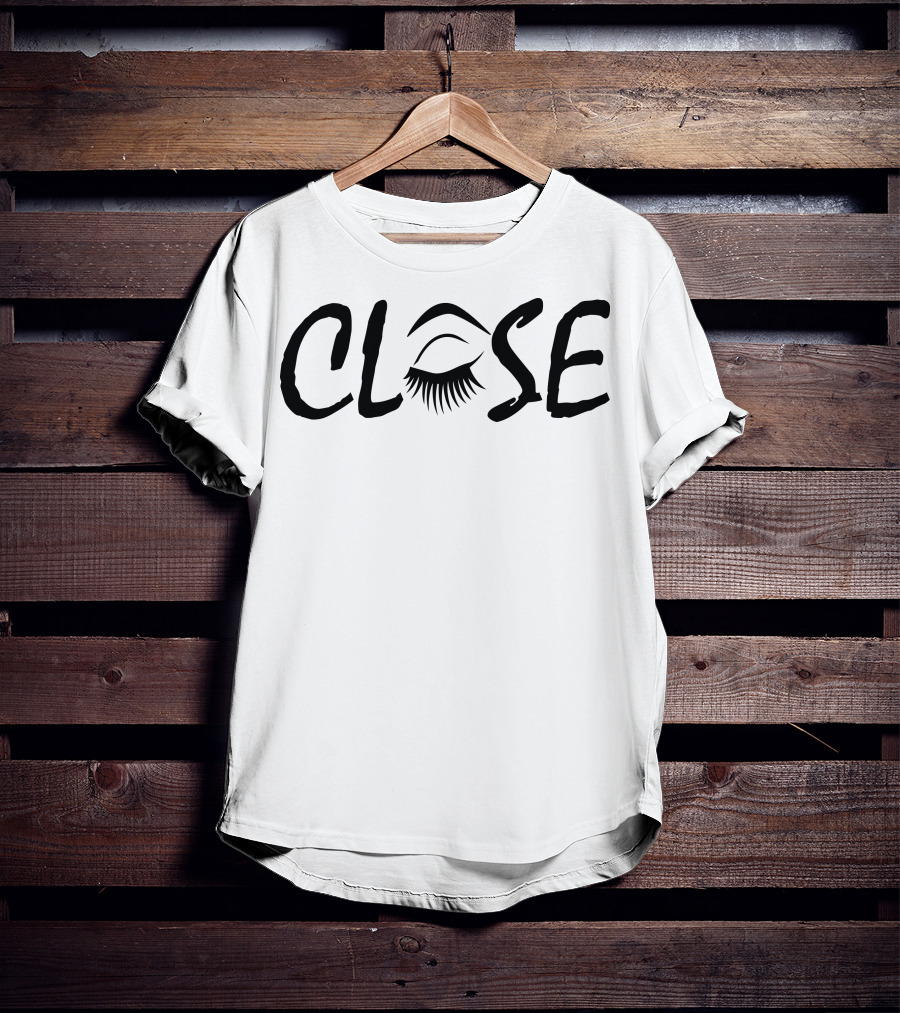CLOSE Eyelash Logo With Eye T-Shirt