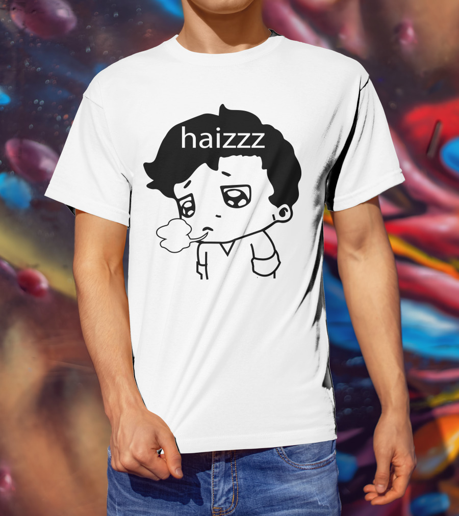 Haizzz Thổi Bong Bóng Buồn Dễ Thương T-Shirt