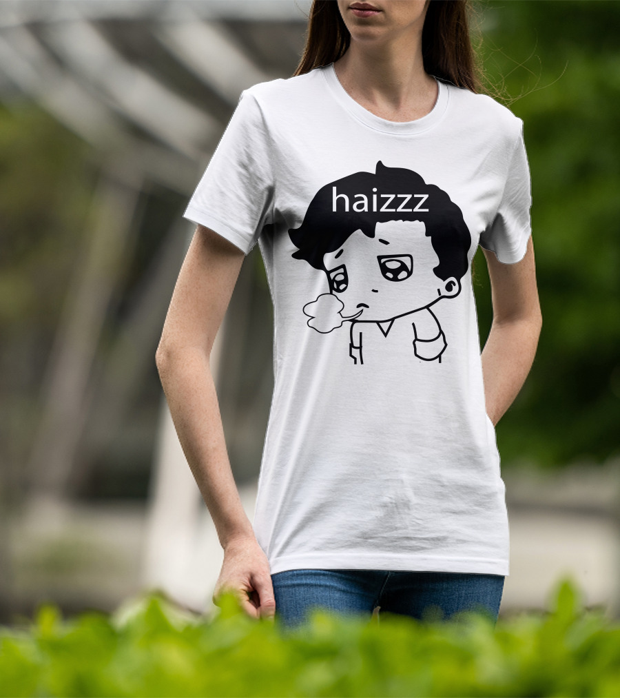 Haizzz Thổi Bong Bóng Buồn Dễ Thương T-Shirt
