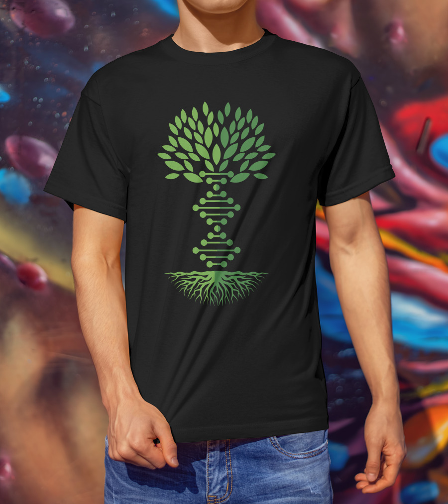 Family DNA Tree Roots Genealogy Connection T-Shirt