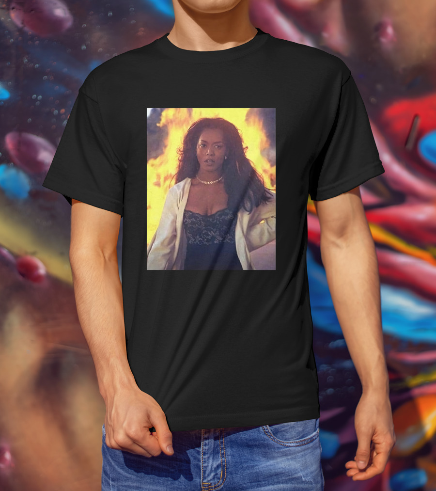 Waiting To Exhale Angela Bassett Fire Scene T-Shirt