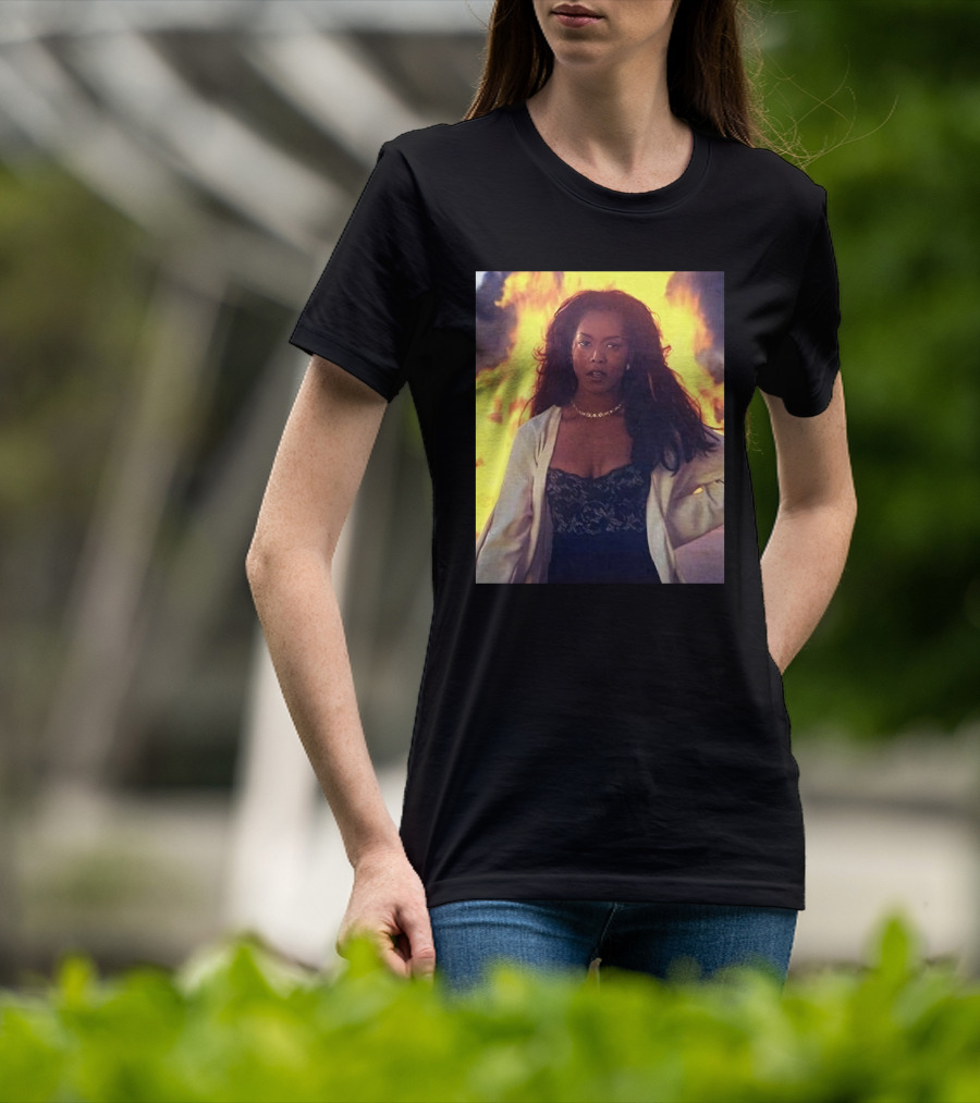 Waiting To Exhale Angela Bassett Fire Scene T-Shirt
