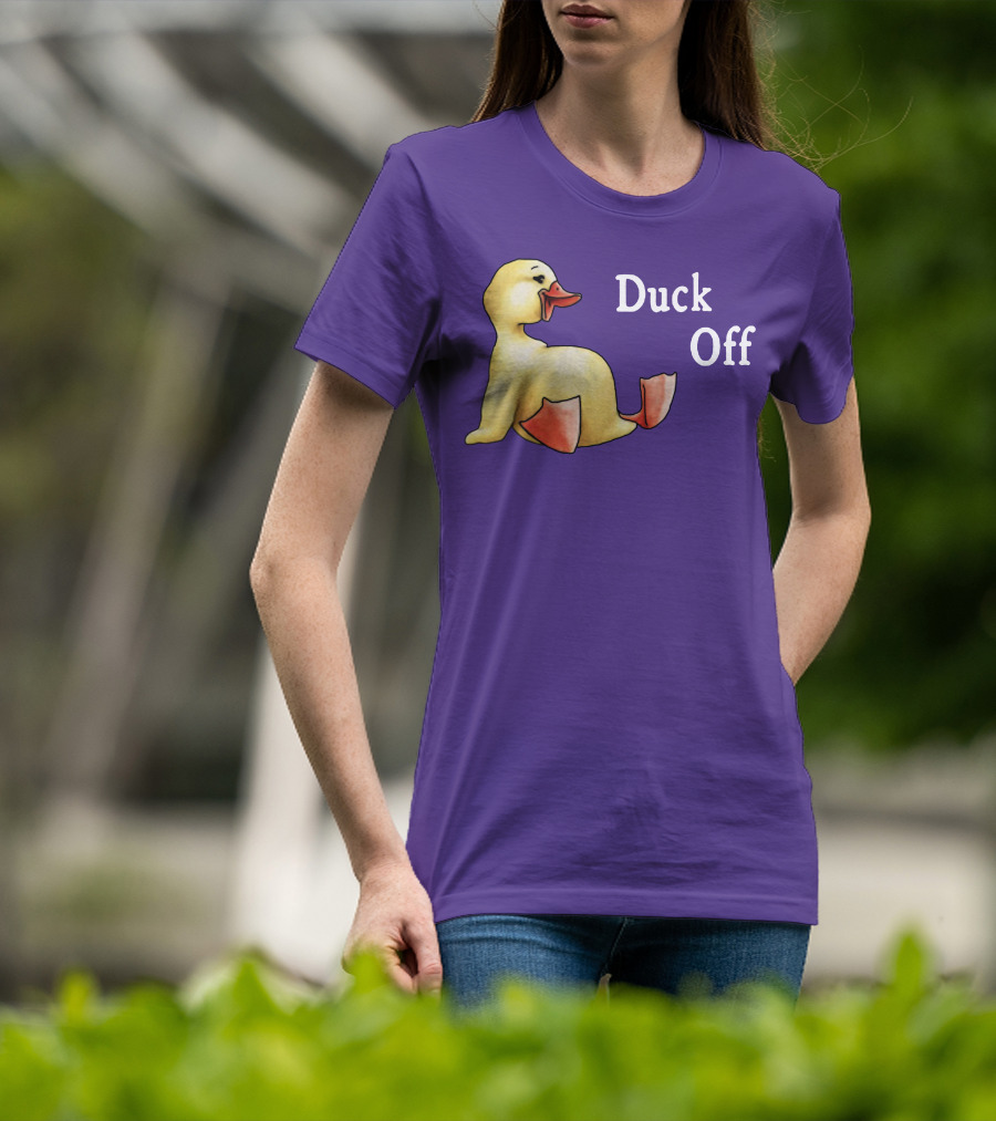 Duck Off Funny Sitting Duck T-Shirt