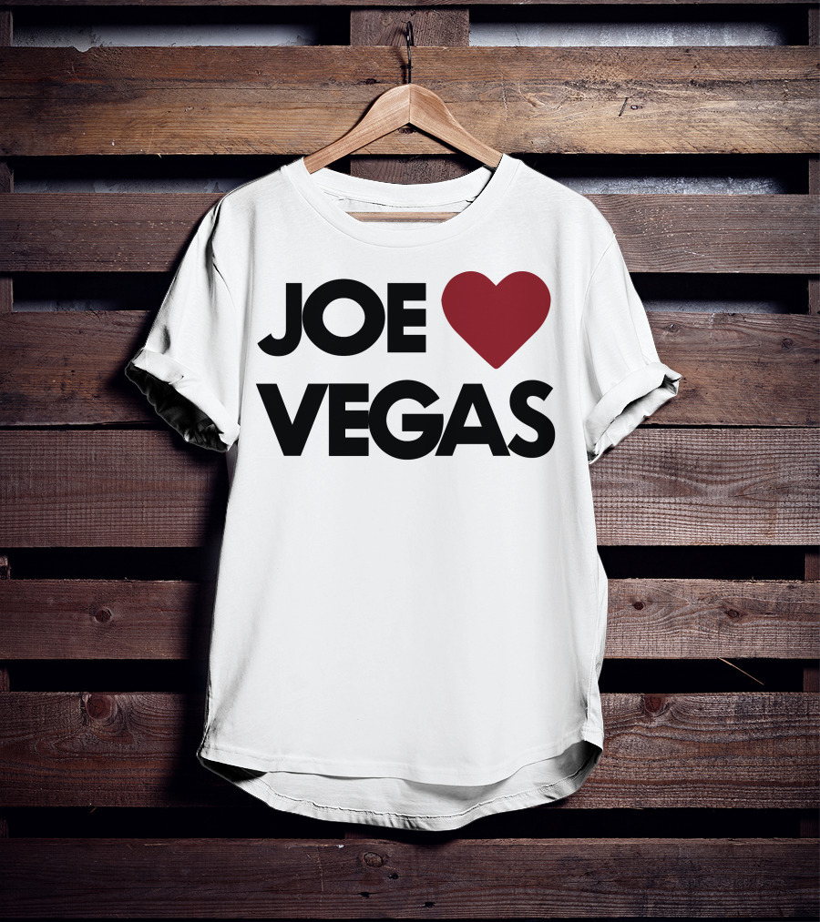 Joe Heart Vegas Love T-Shirt
