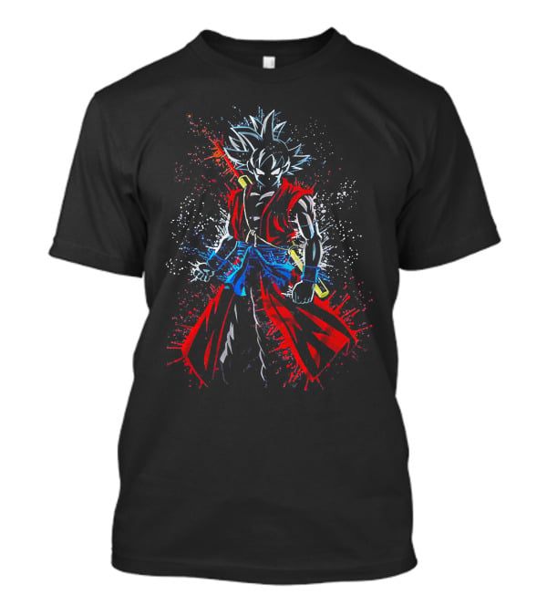 Goku Super Saiyan Warrior Art From Dragonball Series T-Shirt