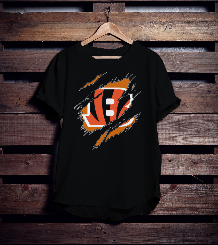 Cincinnati Bengals Scratch Claw T-Shirt