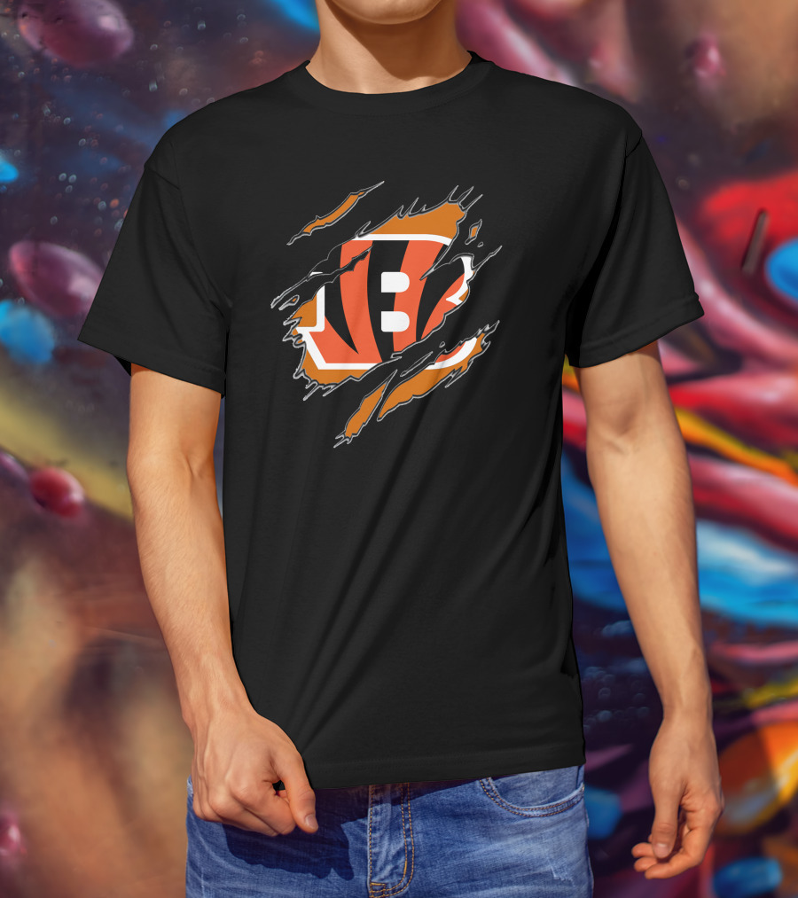 Cincinnati Bengals Scratch Claw T-Shirt
