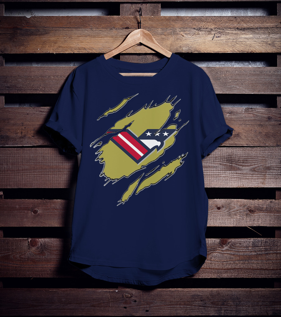 Washington Valor American Football Eagle Stars Stripes T-Shirt