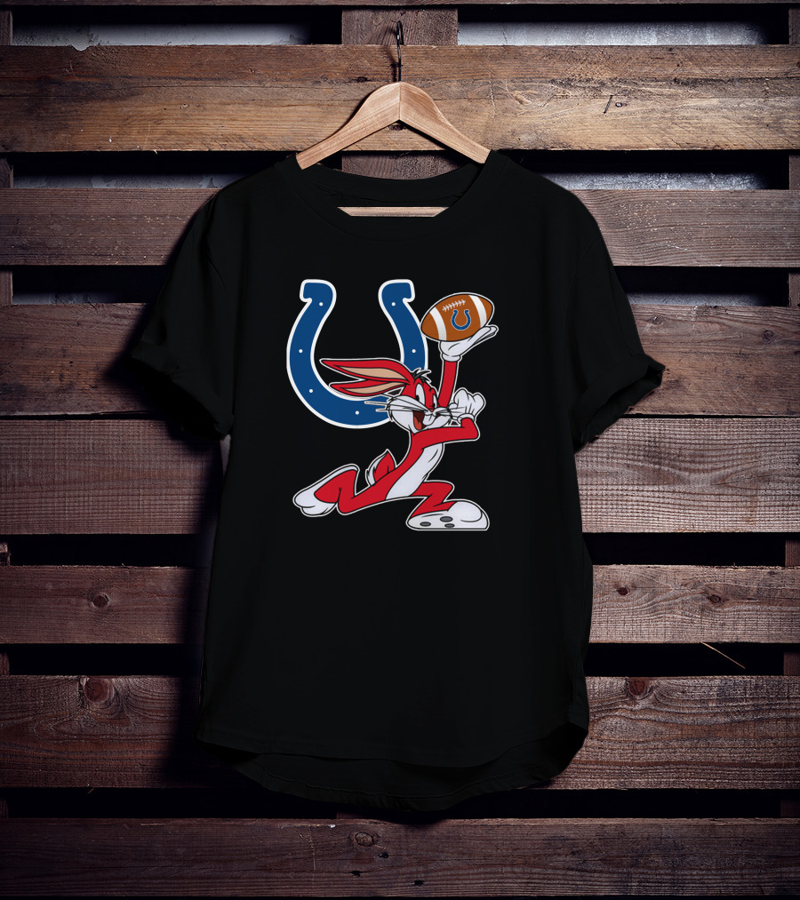 Indianapolis Colts Bugs Bunny Football T-Shirt
