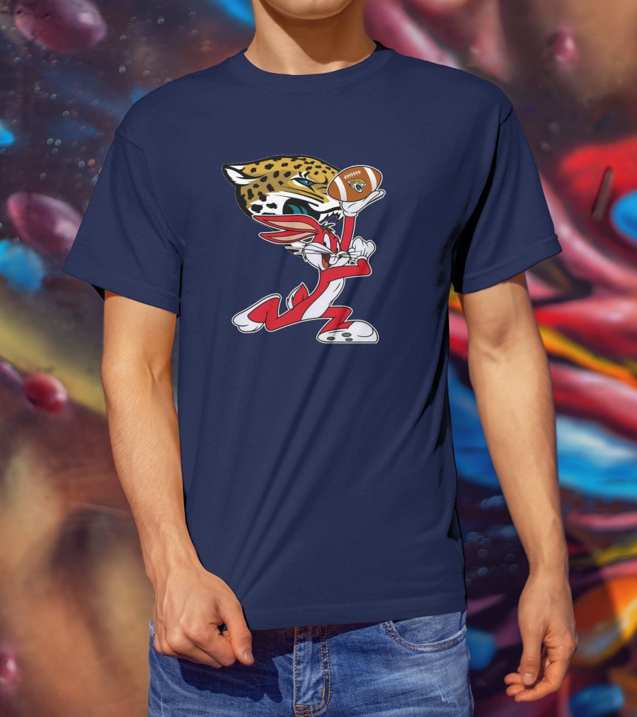 Jacksonville Jaguars Football Bunny Chiefs Collaboration T-Shirt