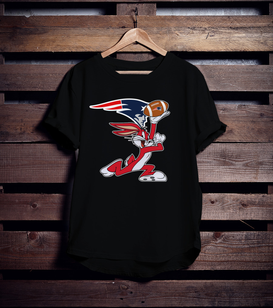 New England Patriots Bugs Bunny Chiefs T-Shirt
