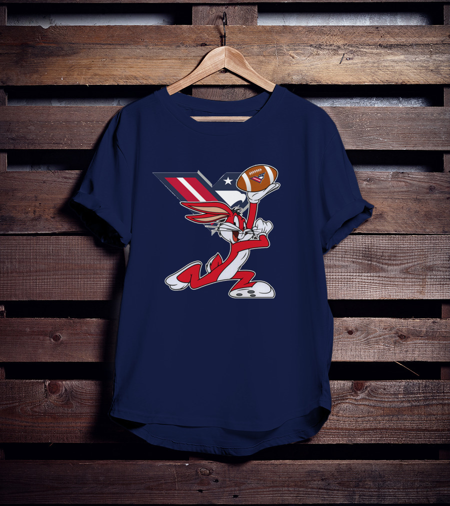 Bugs Bunny Washington Valor Chiefs Football Crossover T-Shirt