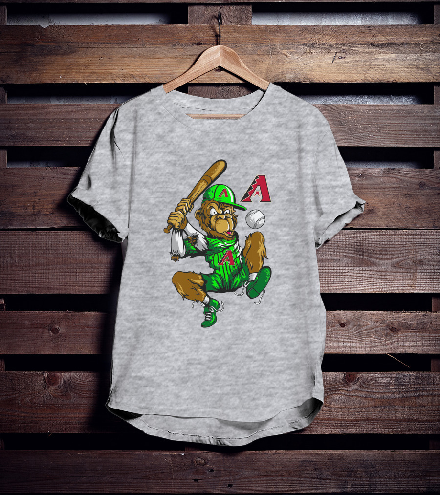 Arizona Diamondbacks Baseball Monkey Home Run Adventure T-Shirt