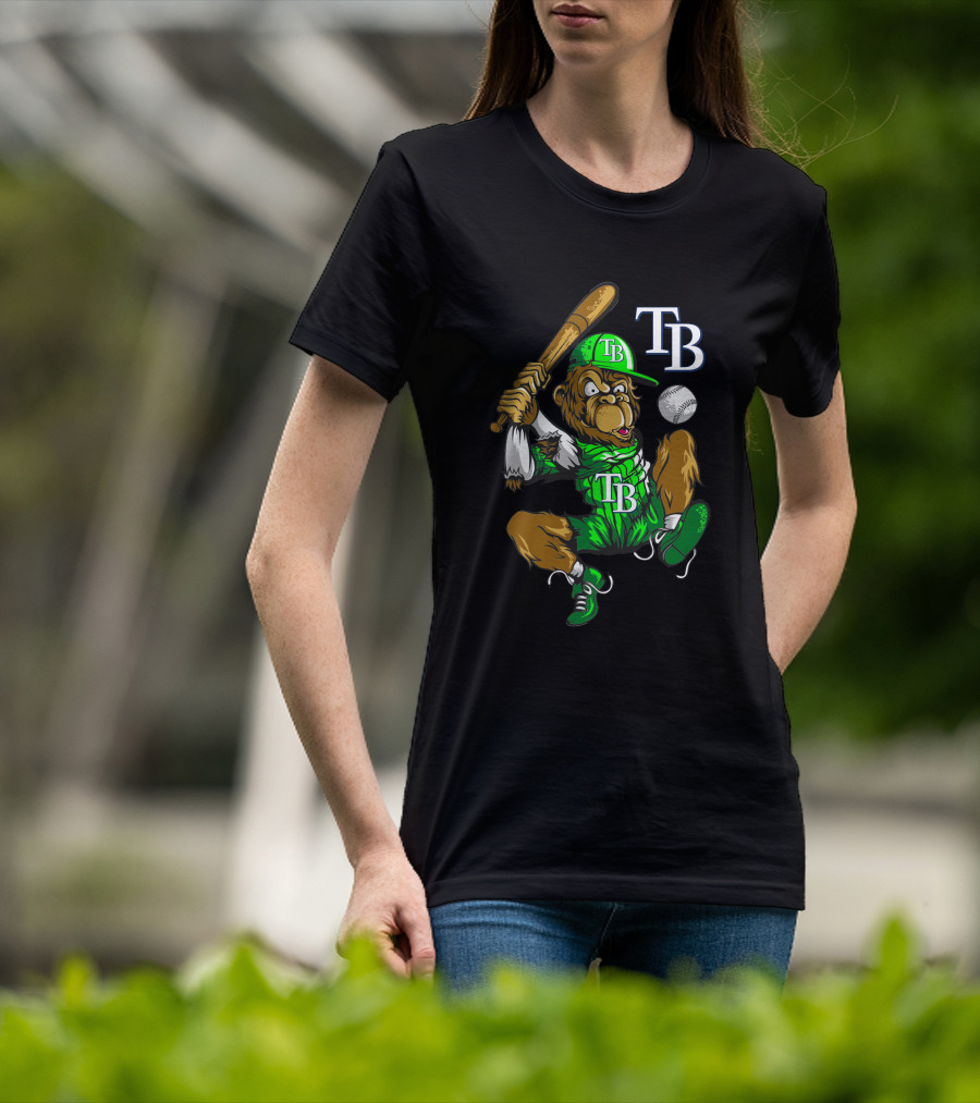 Tb Baseball Bear With Bat And Ball T-Shirt
