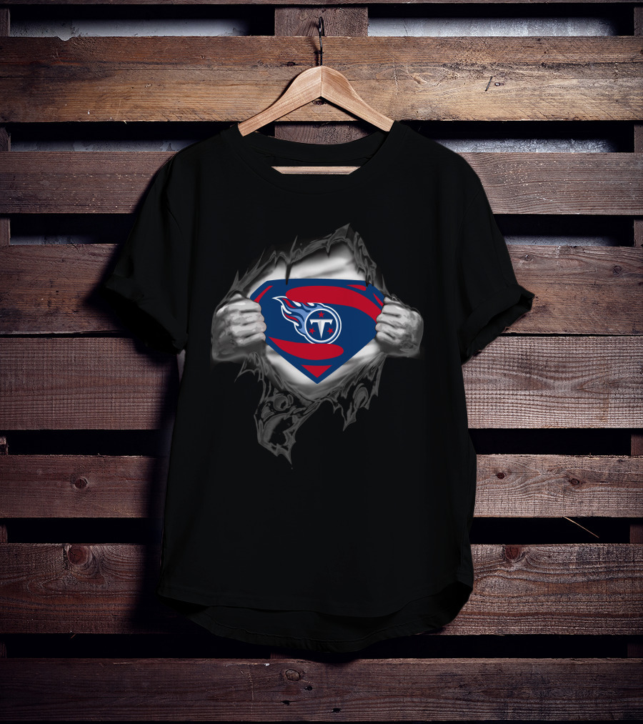 Tennessee Titans Superman Logo Mashup T-Shirt