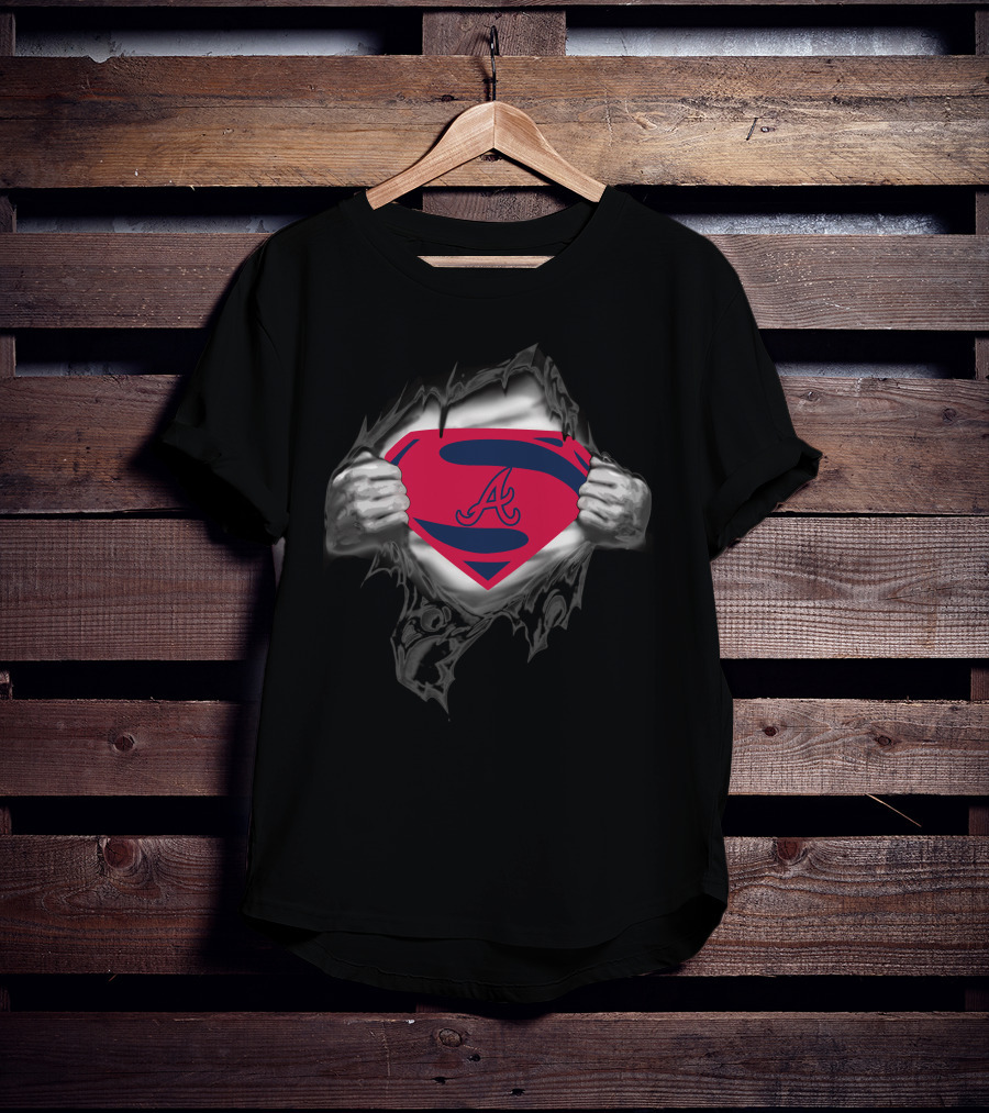 Atlanta Braves Superhero Emblem T-Shirt
