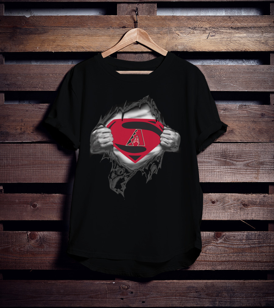 Arizona Diamondbacks Superman Logo Mashup T-Shirt