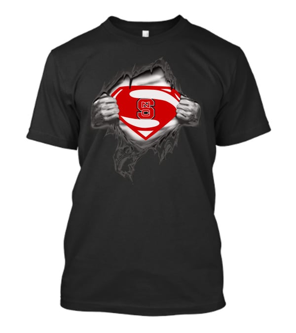 NC State Superman Logo Emblem T-Shirt