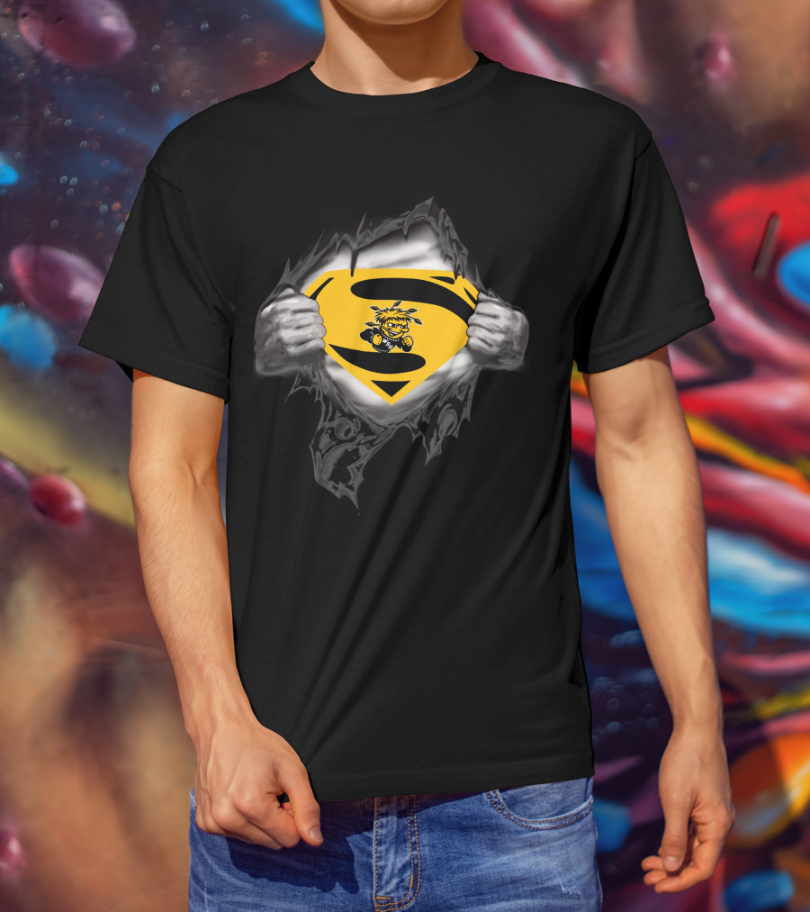 Wichita State Shockers Superman Logo Mashup T-Shirt