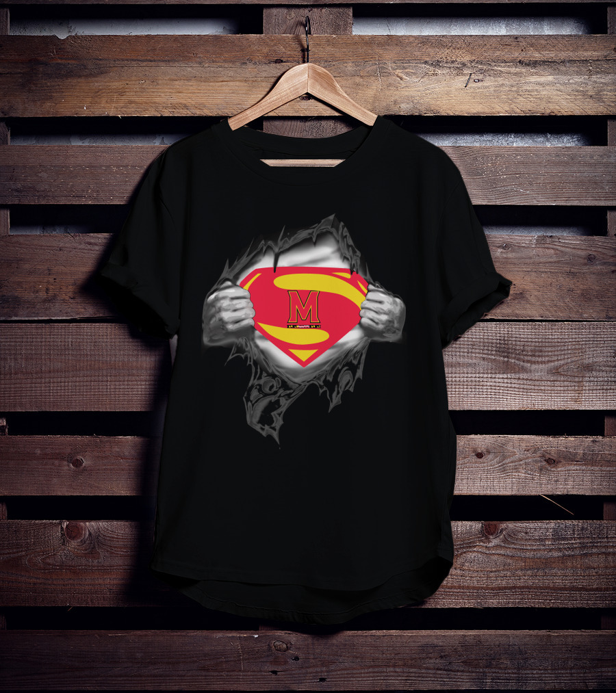 Maryland Super Man Superman Logo M T-Shirt