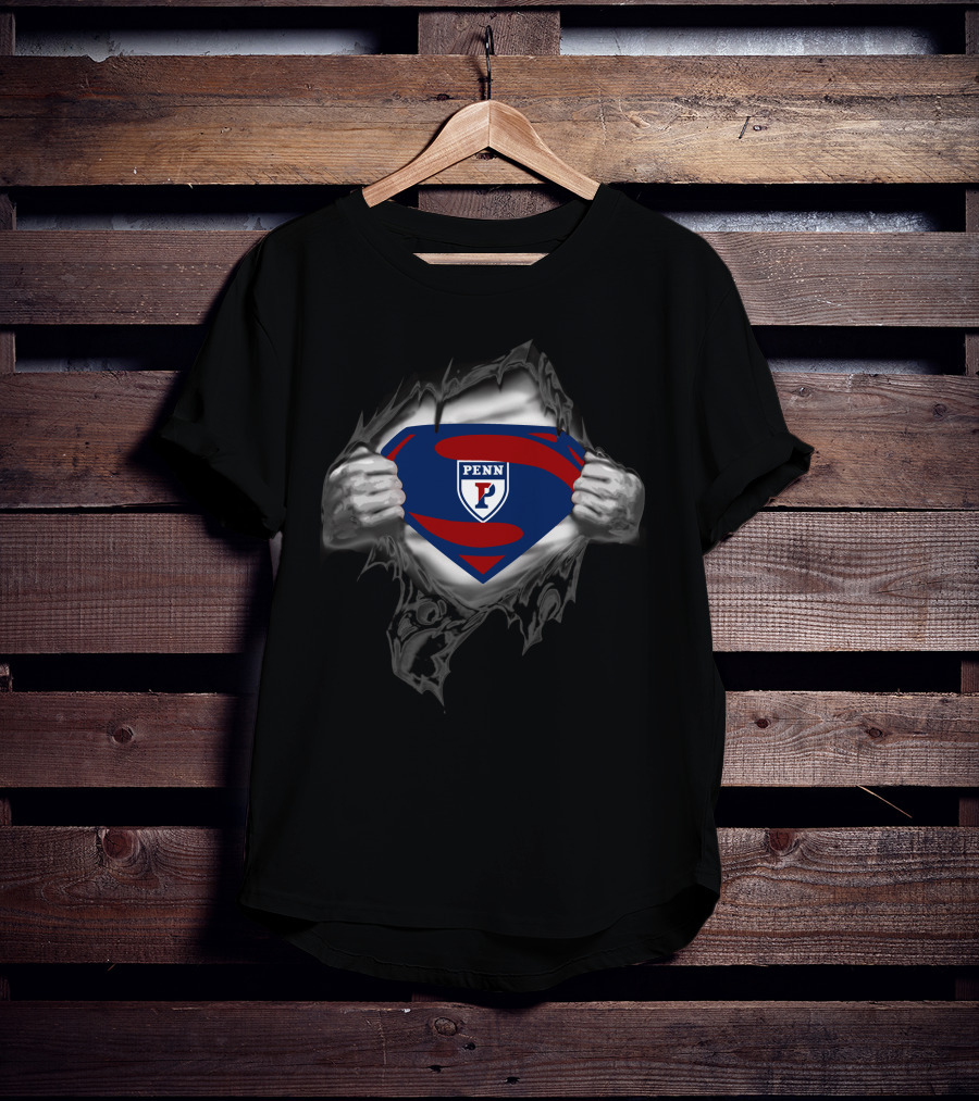 Penn Superman Logo Shield Tear T-Shirt