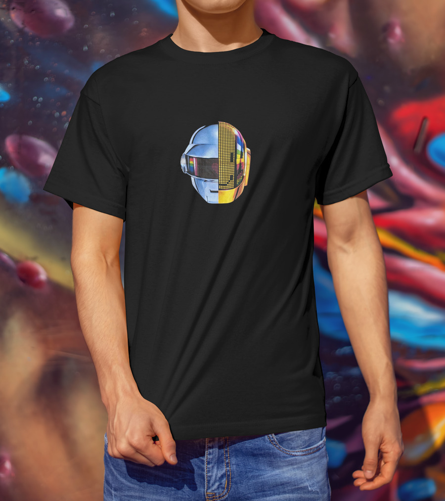 Custom Daft Punk Helmet T-Shirt
