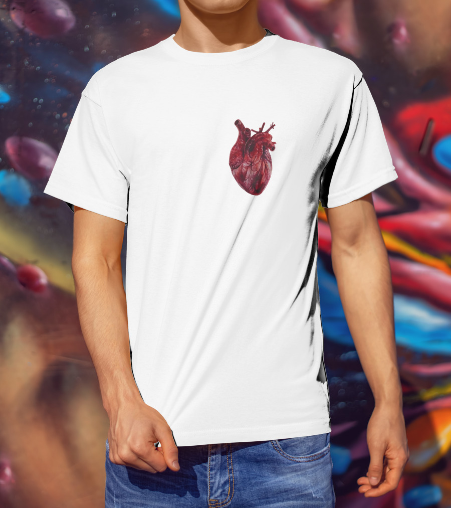 Anatomical Realistic Heart T-Shirt