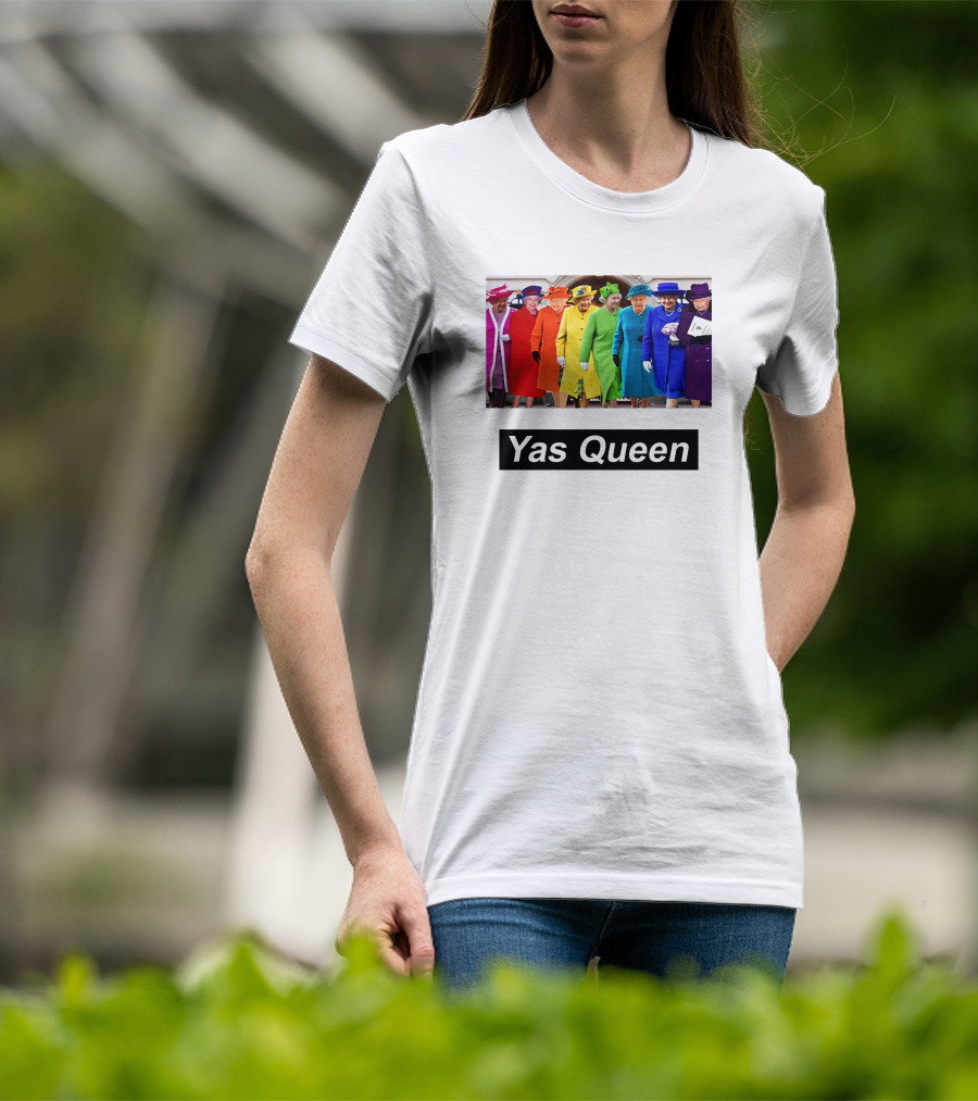 Yas Queen Rainbow Fashion T-Shirt