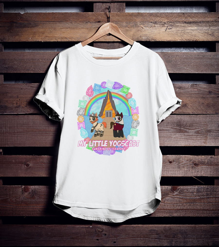 My Little Yogscast Sunshine Of Israpony Colorful Gemstone Rainbow Ponies T-Shirt