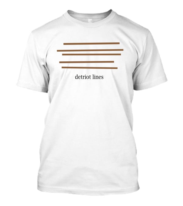 Emily Zugay Detroit Lines Detriot Lions T-Shirt