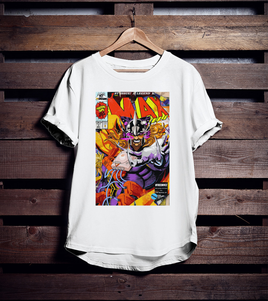 Freemvc2 The Scrubl0rd MAX Fighting Game Legend Comic T-Shirt