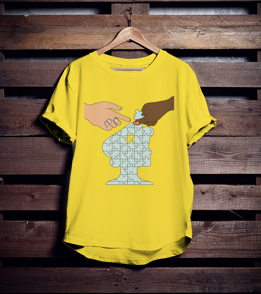 The Philanthropy Boys Club In Her Words Puzzle Head Collaboration T-Shirt
