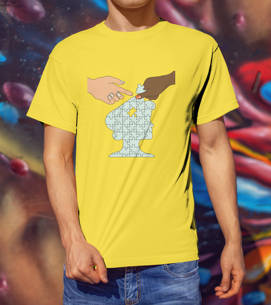 The Philanthropy Boys Club In Her Words Puzzle Head Collaboration T-Shirt