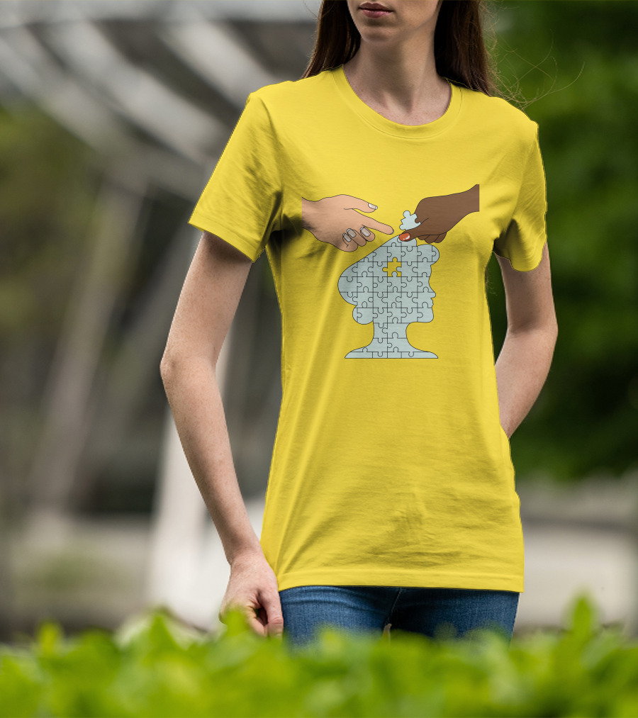 The Philanthropy Boys Club In Her Words Puzzle Head Collaboration T-Shirt