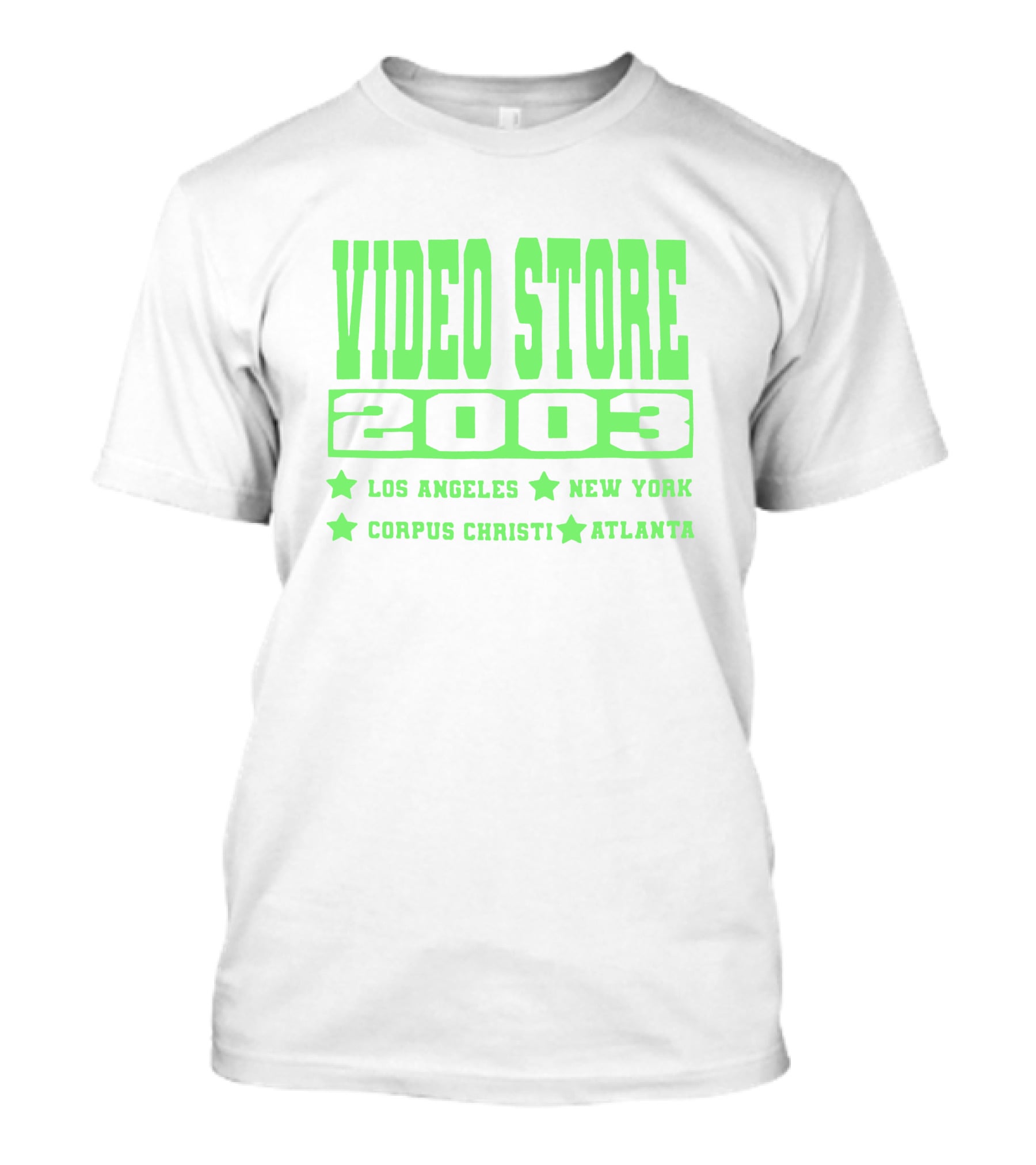 Video Store 2003 Los Angeles New York Corpus Christi Atlanta T-Shirt