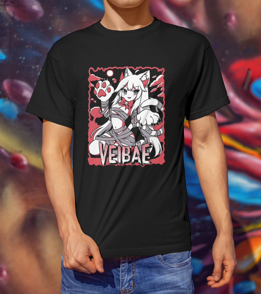 Lyn Veibae Halloween Paws Vtuber T-Shirt