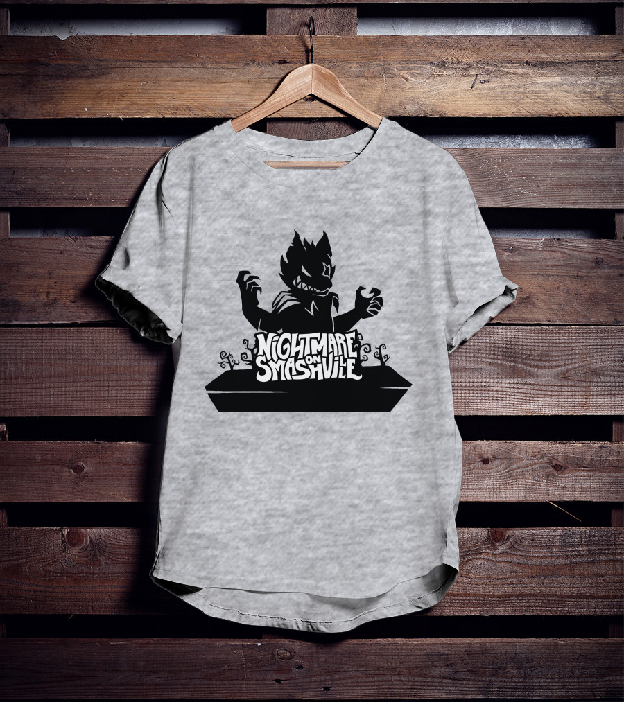 Nightmare On Smashville Werewolves Halloween T-Shirt