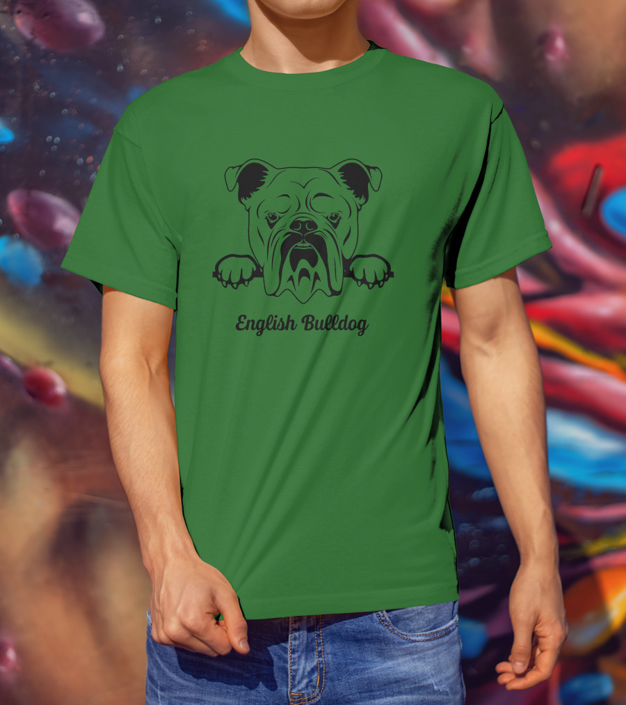 Afterlight Clothing Dog Lover English Bulldog T-Shirt