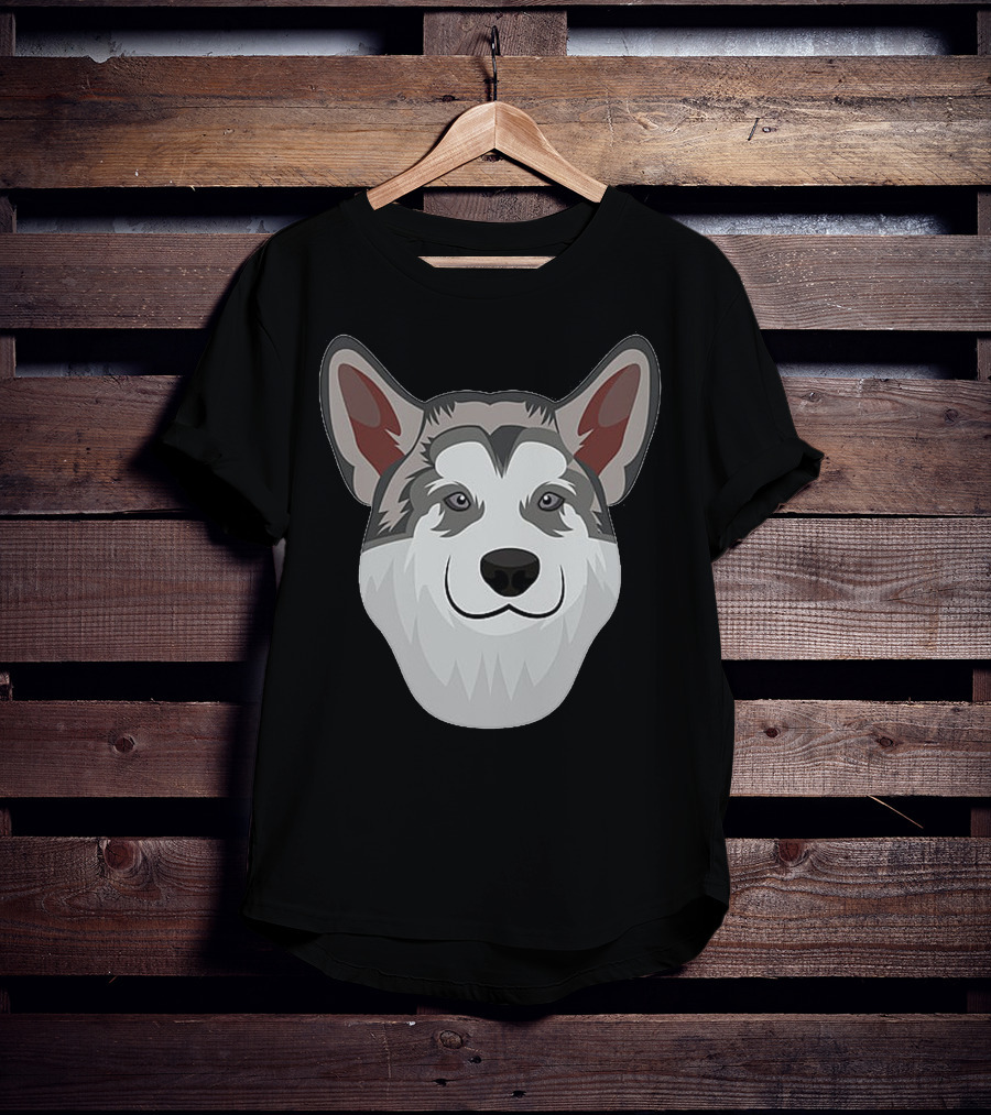 Alaskan Malamute Face T-Shirt