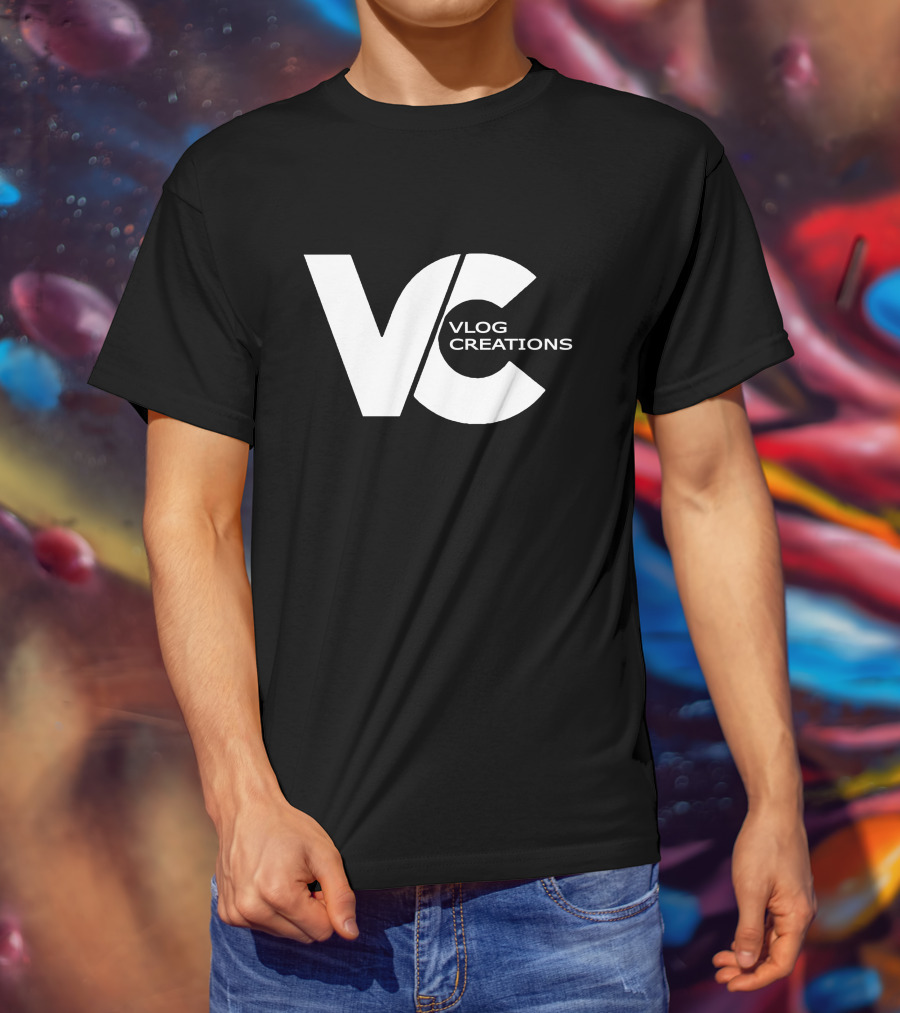 Vc Vlog Creations Logo T-Shirt