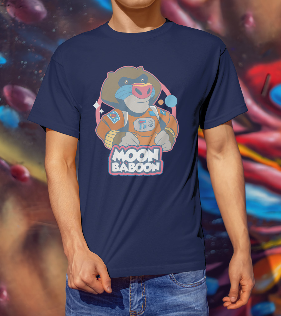 Moon Baboon It Takes Two Space Adventure T-Shirt