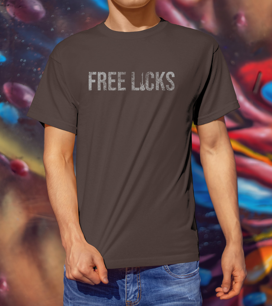 Free Licks Chris Evans Guitar Caption T-Shirt