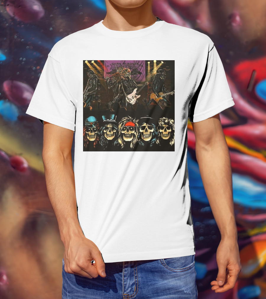Guns N' Roses Live Skull Band T-Shirt