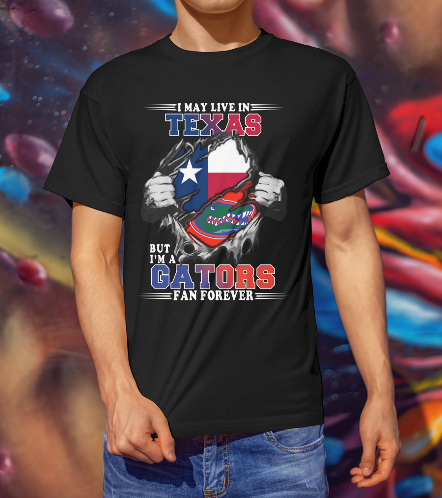 Texas Gators Fan Forever State Pride Combo T-Shirt