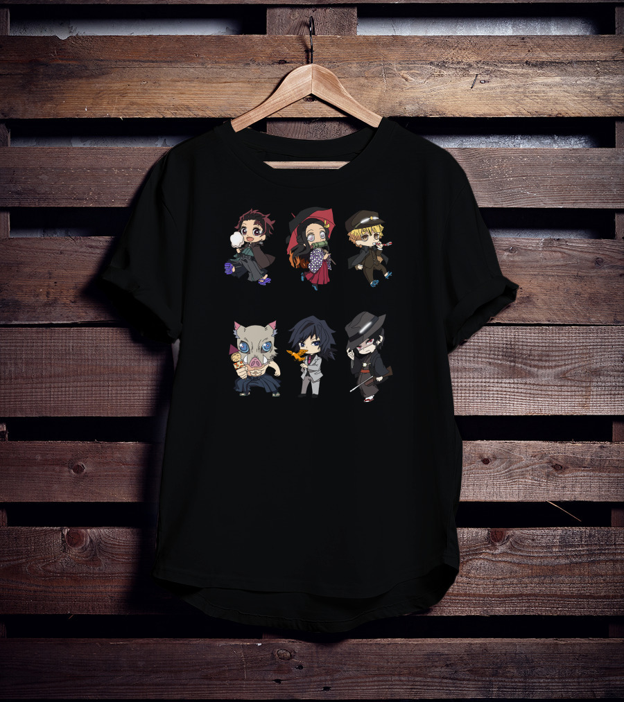 Chibi Demon Slayer Characters Collection T-Shirt