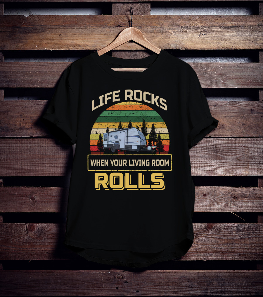 Life Rocks When Your Living Room Rolls Keystone Springdale Mini T-Shirt