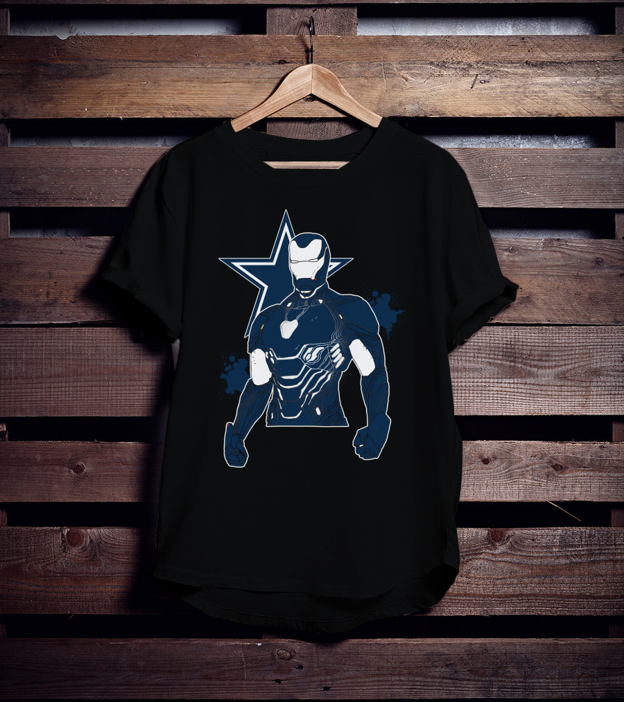 Dallas Cowboys Iron Man Fusion T-Shirt